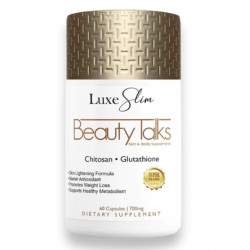 Luxe Slim Beauty talks Chitosan + Glutathione 60 Caps