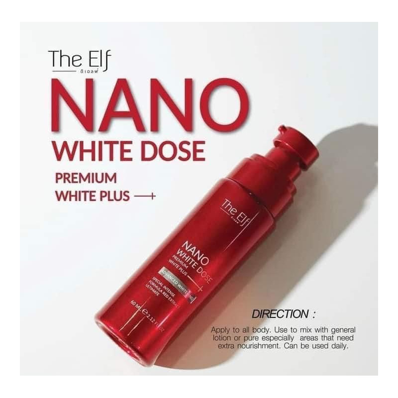 The Elf Nano white Dose premium White plus serum 60ml