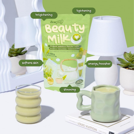 Dear Face Beauty Milk Premium Japanese Matcha Latte