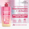 Luxe Organix Niacinamide + Arbutin Healthy Light Whitening Serum Perfume Infused Body wash 1000g pink