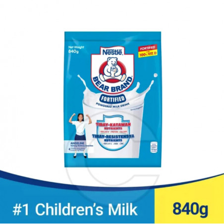 Bear Brand Fortified Powdered Milk 840g