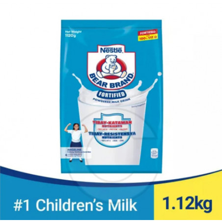 Bear Brand Fortified Powdered Milk 1120g