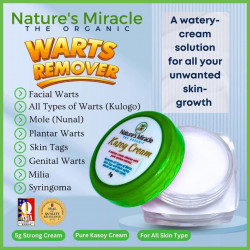 Natures Miracle kasoy cream warts/skin tag remover 5grams