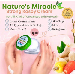 Natures Miracle kasoy cream warts/skin tag remover 5grams