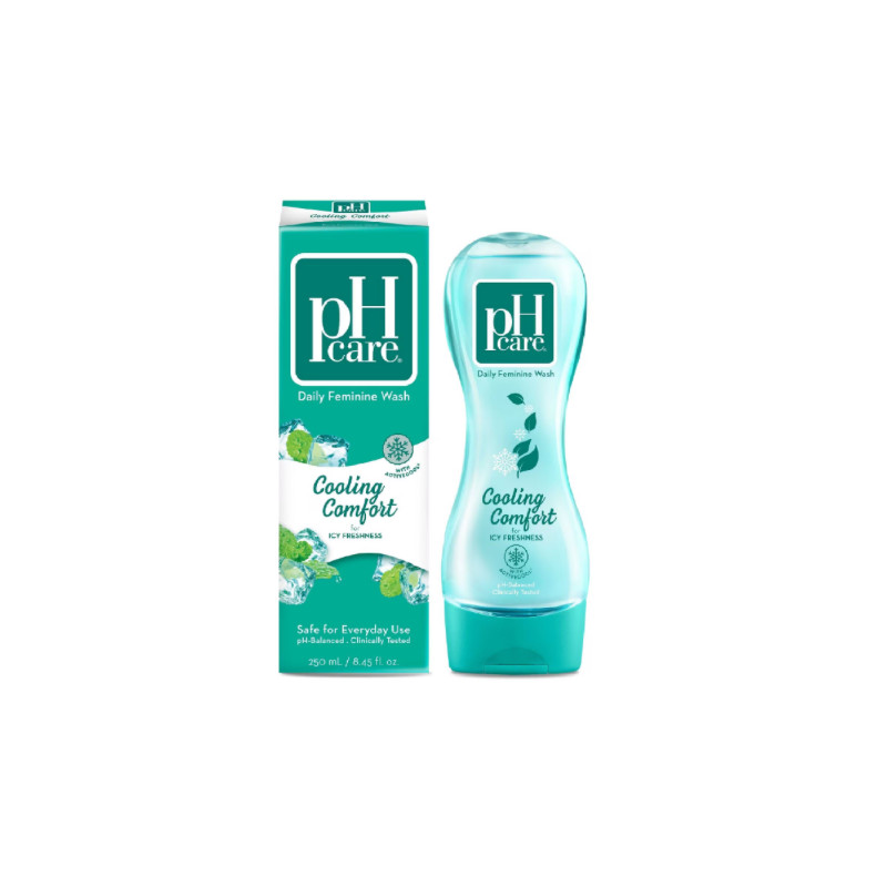 Ph care feminine wash cooling comfort 250ml blue