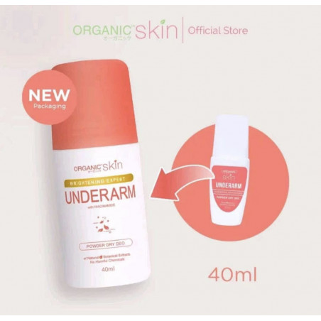 Organic Skin Underarm power Dry Deo 40ml