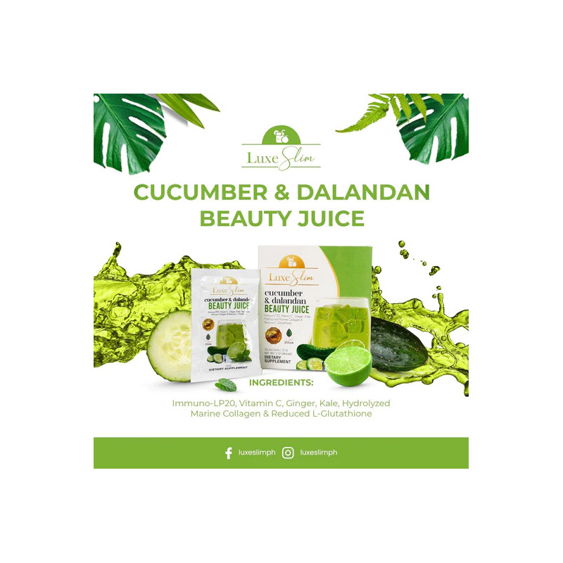 Luxe Slim Cucumber and Dalandan Beauty Juice