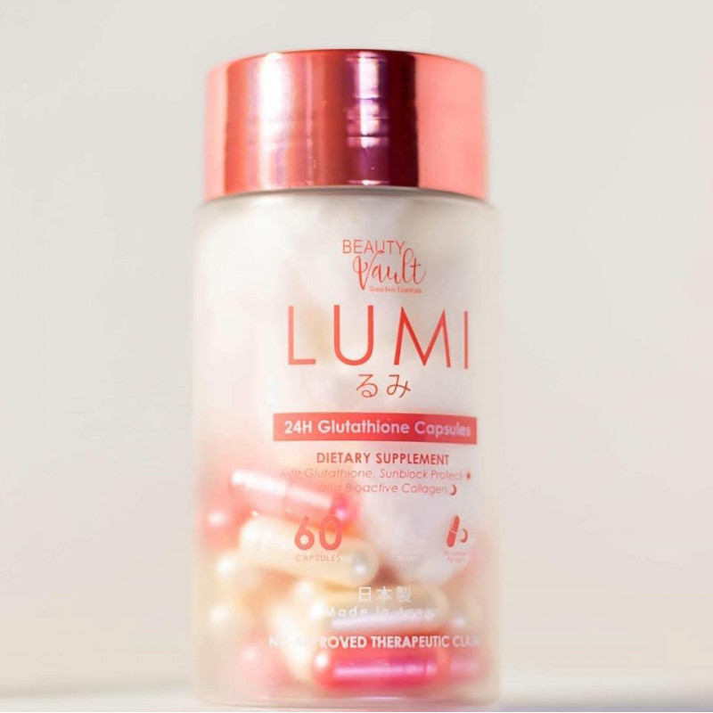 Beauty Vault Lumi 24H Glutathione Capsules (60 caps )