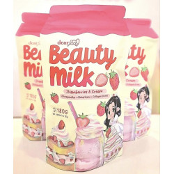 Beauty Milk Strawberries...