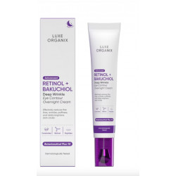 Luxe organix Advanced Retinol + Bakuchiol deep wrinkle eye contour cream 12g
