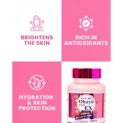 Ohayo Tyo Ex Lumine White Glutathione 700mg 60 capsules