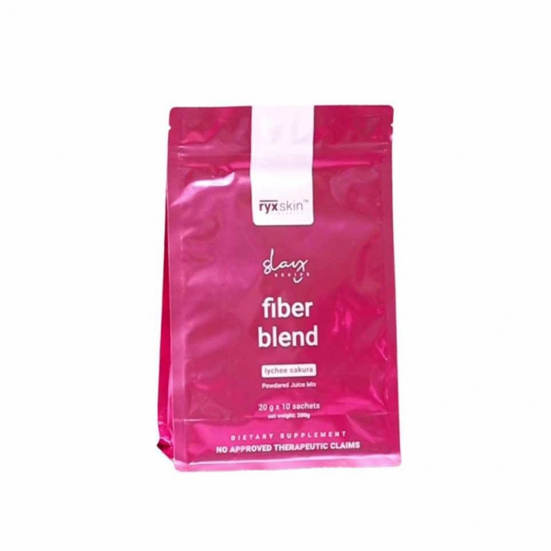 Ryx skin Fiber Blend Lychee Sakura Powdered Mix 10 sachets