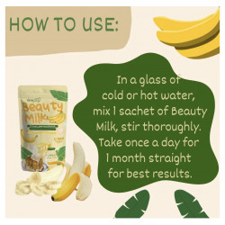 Beauty Milk Dear Face Beauty Milk Premium Japanese Banana Probiotic + Collagen Drink